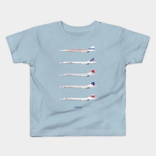 Concorde 1969 To 2003 Kids T-Shirt